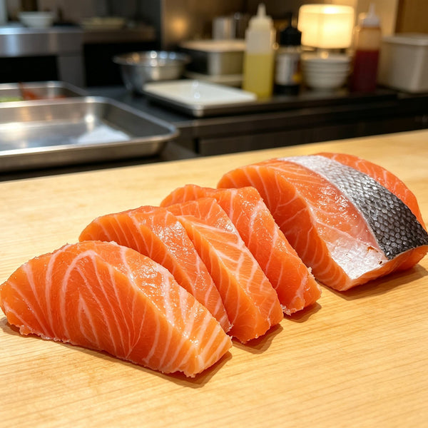 Sashimi-Grade Frozen Salmon Fillets