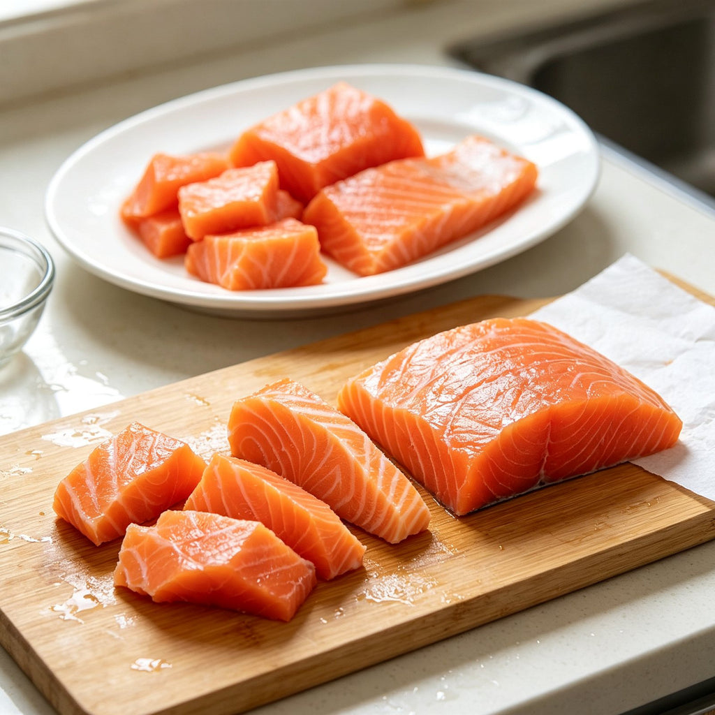 Sashimi-Grade Frozen Salmon Fillets